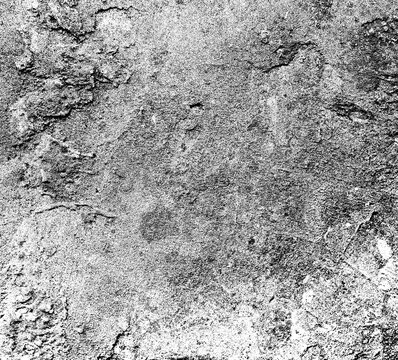 Black and white grunge texture with heavy noise, abrasions, deep scratches and an old rough surface effect for a vintage design
