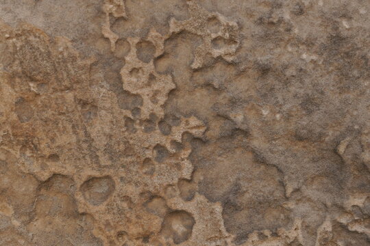 Abstract Natural Stone Texture Wallpaper Background - Earthy Brown Gray Weathered Rugged Surface for Organic Designs Eco-Friendly Branding