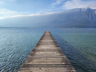 Obraz premium Lac du Bourget, Savoie