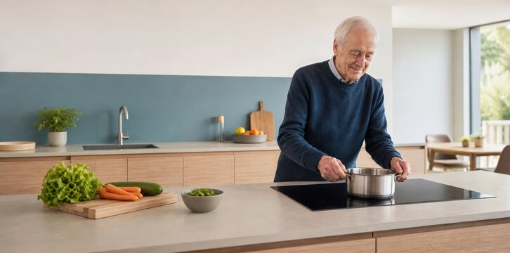 Dementia Friendly Home Design Places Plain Saucepan Smooth Induction