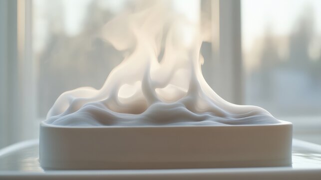 Captivating Abstract Smoke Patterns in Soft Focus, Perfect for Contemporary Art and Design