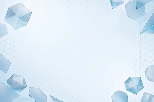 Geometric Abstract Background with Minimal Design and Modern Composition