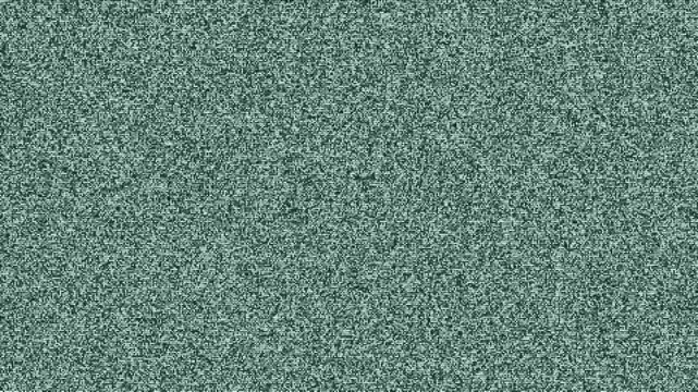 Digital static noise texture on screen background