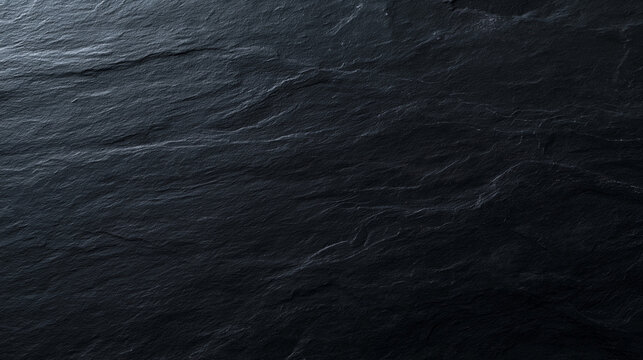 Dark Black Slate Stone Texture Background Surface