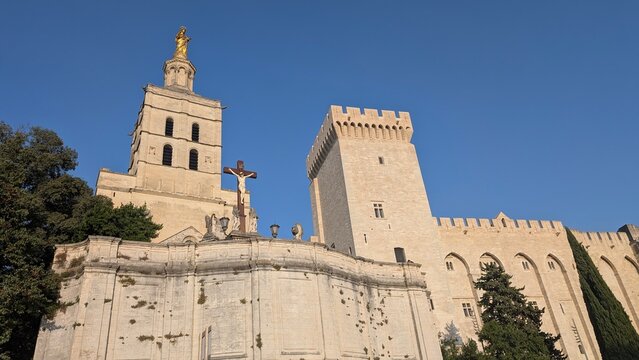 Pope's palace in Avignon, France