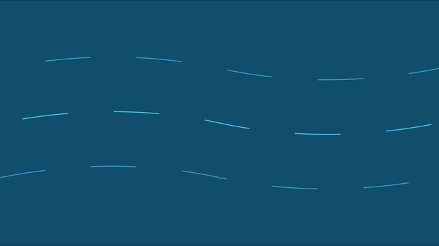 Minimalist abstract blue animation 4k background, with flowing animated, dashed lines for, modern digital and, motion projects