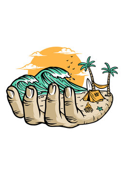 hand drawn vector illustration