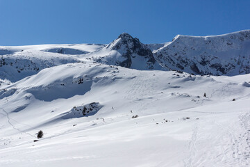 Obraz premium Rila Mountain near The Seven Rila Lakes, Bulgaria