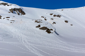 Fototapeta premium Rila Mountain near The Seven Rila Lakes, Bulgaria