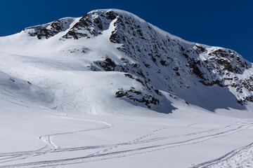 Obraz premium Rila Mountain near The Seven Rila Lakes, Bulgaria
