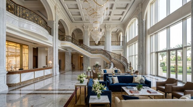 Luxury Contemporary Penthouse Living Room 