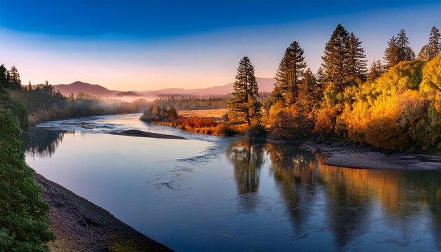 willamette willamette river winding through misty oregon valley at sunrise travel magazines destination branding designed for travel destination branding used by clinicians
