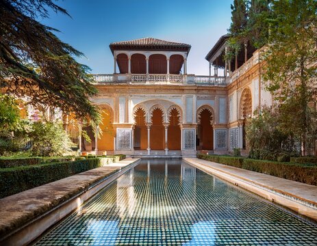historic vista alegre garden palace queen baths indoor madrid spain