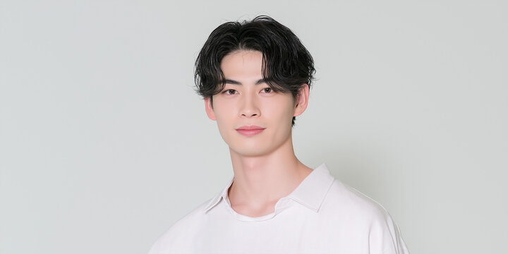 美容, 男性, メンズ美容, スキンケア, 化粧品, メンズコスメ, 若い男性, 美肌, アジア人, 日本人, フェイシャル, メンズメイク, 美容液, 保湿, クリーム, エイジングケア, 美容医療, メンズエステ, 美容クリニック, 肌ケア, ナチュラルメイク, 透明感, ツヤ肌, 清潔感, モデル, ポートレート, クローズアップ, ハンサム, 中性的, 韓国風, ヘアスタイル, メンズヘア