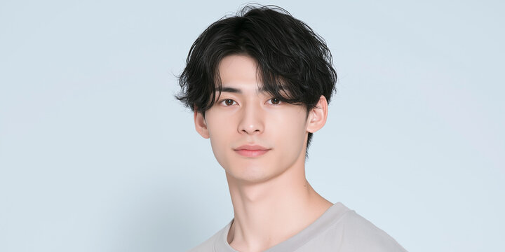 美容, 男性, メンズ美容, スキンケア, 化粧品, メンズコスメ, 若い男性, 美肌, アジア人, 日本人, フェイシャル, メンズメイク, 美容液, 保湿, クリーム, エイジングケア, 美容医療, メンズエステ, 美容クリニック, 肌ケア, ナチュラルメイク, 透明感, ツヤ肌, 清潔感, モデル, ポートレート, クローズアップ, ハンサム, 中性的, 韓国風, ヘアスタイル, メンズヘア