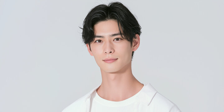 美容, 男性, メンズ美容, スキンケア, 化粧品, メンズコスメ, 若い男性, 美肌, アジア人, 日本人, フェイシャル, メンズメイク, 美容液, 保湿, クリーム, エイジングケア, 美容医療, メンズエステ, 美容クリニック, 肌ケア, ナチュラルメイク, 透明感, ツヤ肌, 清潔感, モデル, ポートレート, クローズアップ, ハンサム, 中性的, 韓国風, ヘアスタイル, メンズヘア