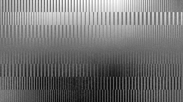 Abstract grey grunge metallic background with halftone glitch lines and noise texture. Geometric concept motion design. Seamless loop. Video animation Ultra HD 4K 3840x2160