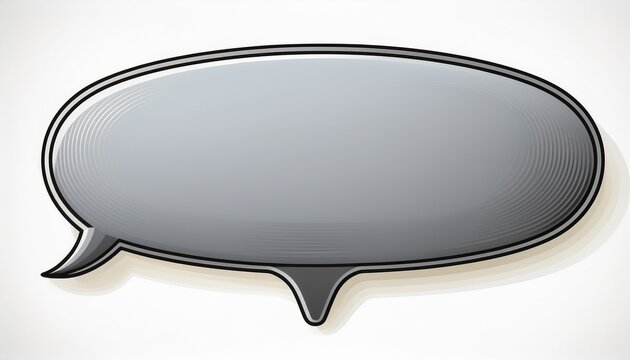chat bubble or speech bubble isolated on white background