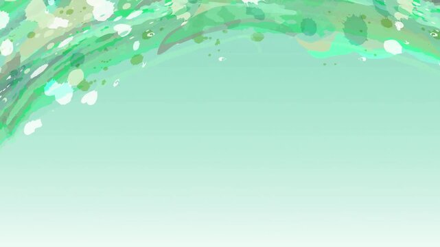 Soft Abstract Watercolor Green Texture 4K