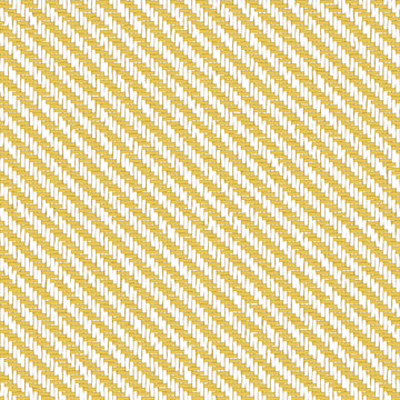 White gold twill weave woven cloth surface texture seamless, tile pattern for graphic element backdrop banner background