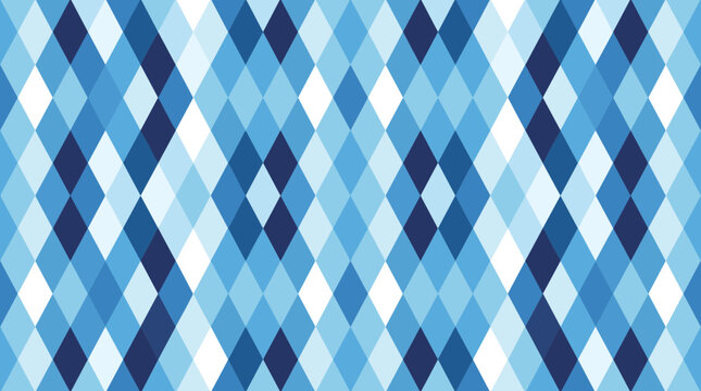 Abstract Blue Diamond Pattern Background