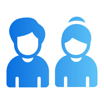 Parent Line Gradient Icon