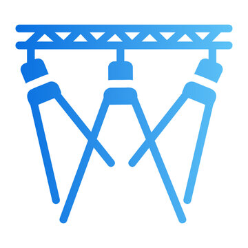 Spotlight Line Gradient Icon