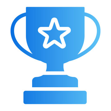 Trophy Line Gradient Icon