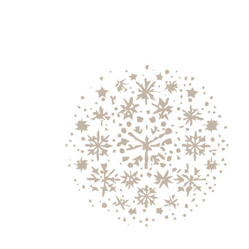Snowflake and Star Pattern
