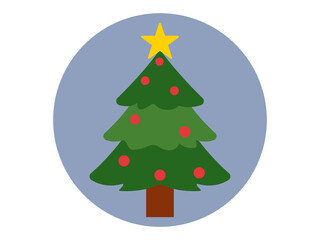 Fototapeta premium Christmast icon. Celebration icon design. Flat vector icon.