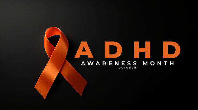 ADHD Awareness Month Concept Image, featuring neurodevelopmental health, focus support, and educational awareness.