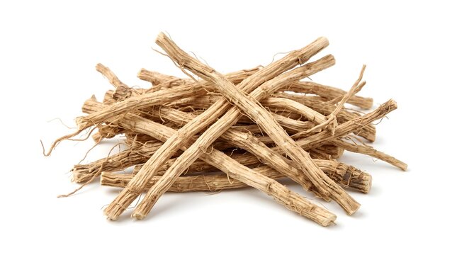 Dried Bupleurum Root (Chai Hu) - Natural Medicinal Herb, Isolated