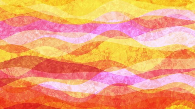 Vibrant Abstract Wavy Color Layers 4K