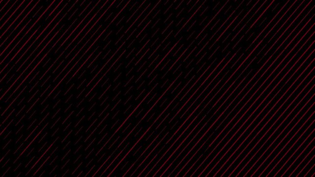 Deep red diagonal line texture on black