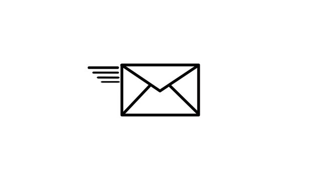 New email notification alert concept. A person receiving new message notification on their smartphone.