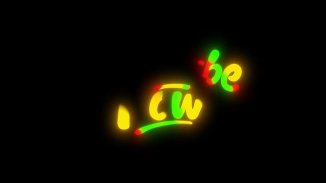 Liquid Glowing Subscribe Now Text Animation On Alpha