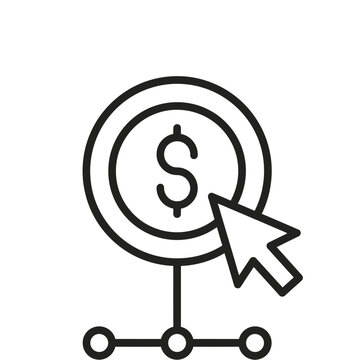 Minimalist Document File Icon with Outline Design for Business Reports and Digital Paper Management