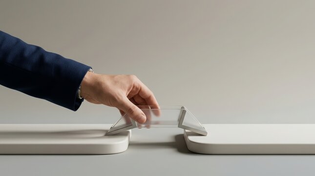 Symbolic representation of digital inclusion, technology access, connectivity gaps and equal opportunity