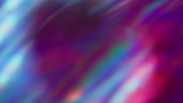 Shiny creative. Blur glow ray. Defocused fluorescent blue red multicolor lens flare flicker beam gleam on abstract art neon light background.