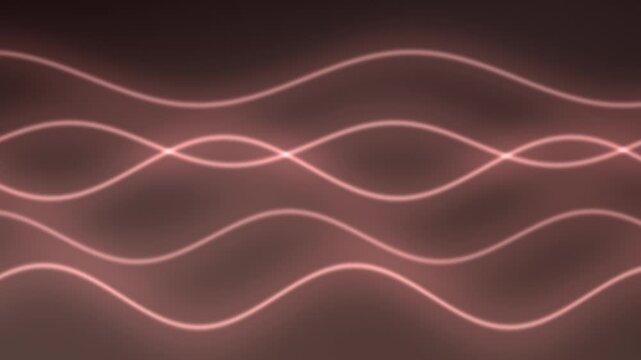 Crimson Deep Serene Gradient Waves Loop Background 4K｜クリムゾンディープの静謐グラデーションウェーブループ動画背景 4K