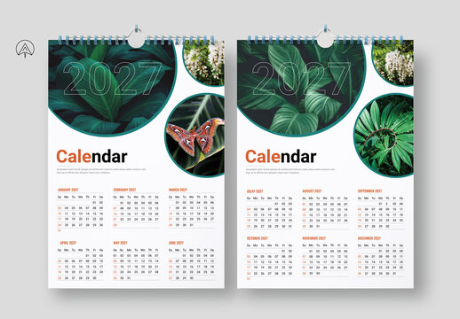 2027 Calendar Design Template