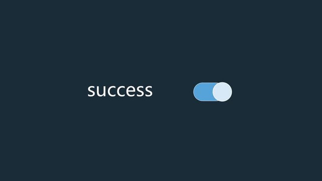 Success in business motion animate 4k video.