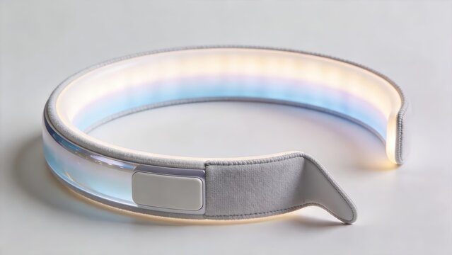 Mental Wellness Mindfulness Breathing Light Guide Ring
