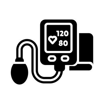 blood pressure glyph icon