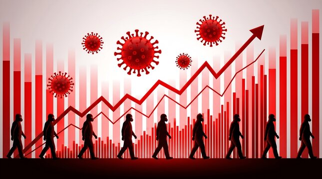 Pandemic Impact on Global Economy with Rising Graphs and Financial Trends