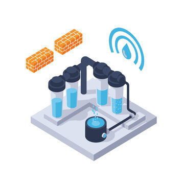 Isometric Smart Water Filtration and Purification System