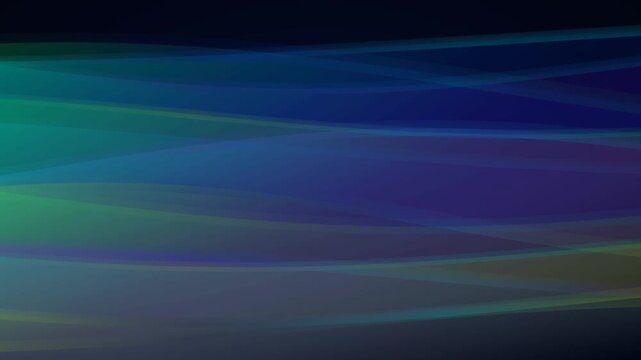 Dynamic blue and purple abstract waves flowing in a seamless loop motion background