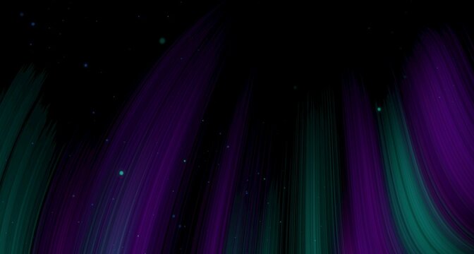 Abstract Blue Technology Background with Glowing Network Lines and Digital Particles