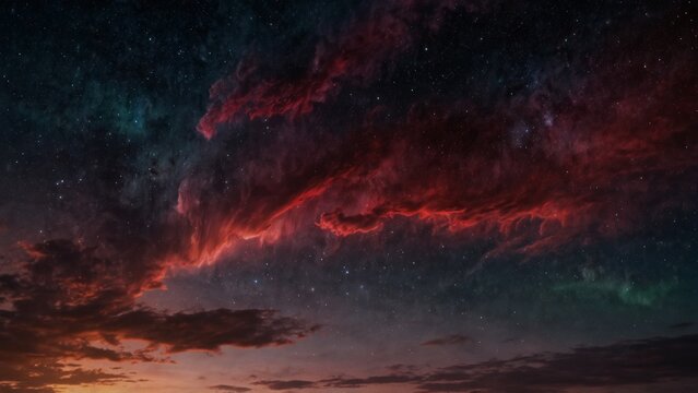 Modern design featuring the sky is full of stars - Generative AI