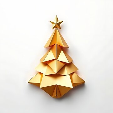 gold chritmas tree 
